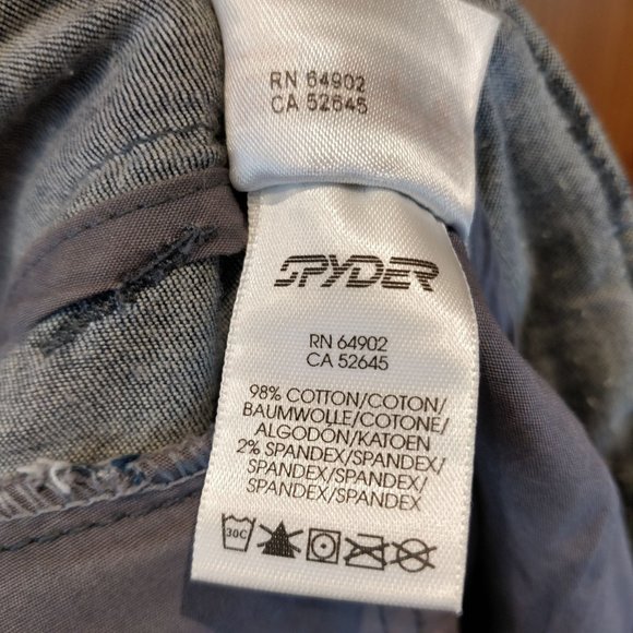 Spyder Widow Chambray Cuffed Hiking Outdoor Walking Shorts LG - Picture 8 of 10